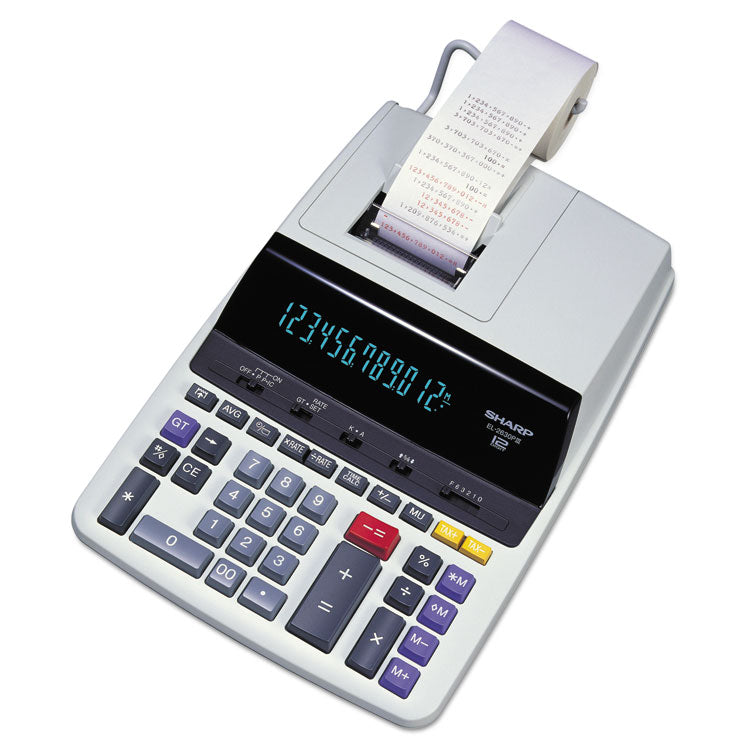 El2630piii Two-Color Printing Calculator, Black/red Print, 4.8 Lines/sec
