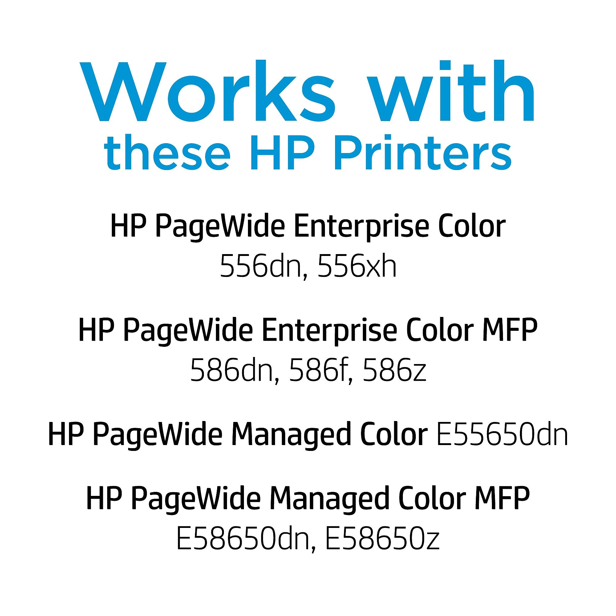HP 981A Cyan Standard Yield Ink Cartridge, Prints Up to 6,000 Pages (J3M68A)
