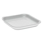 Pactiv Evergreen Supermarket Tray, #1S, 5.1 X 5.1 X 0.65, White, Foam, 1,000/Carton (PCT0TF101S00000)