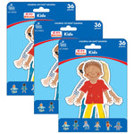 Carson Dellosa Education All Are Welcome Kids Cut-Outs, 36 Per Pack, 3 Packs (CD-120625-3)