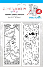 Barker Creek Celebrate Valentine's Day Bookmark Set, 60/Pack (LL2197)