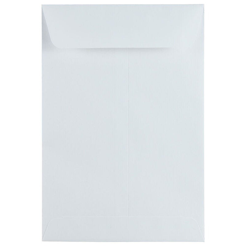 JAM Paper Booklet Envelope 6" x 9 1/2", White, 100/Pack (1623193d)