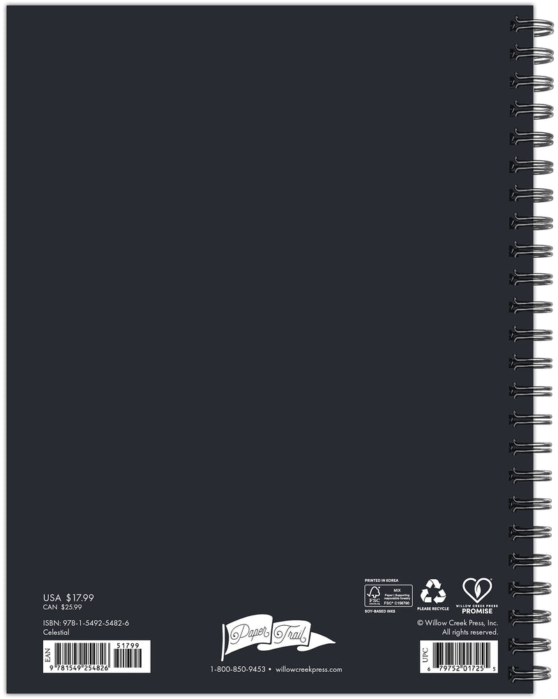 2025-2026 Willow Creek Celestial 6.5" x 8.5" Academic Year Weekly & Monthly Planner, Multicolored (54826)