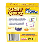 Junior Learning Rainbow Phonics Sight Word Cards, High Freguency, 52/Set (JRLRP108)