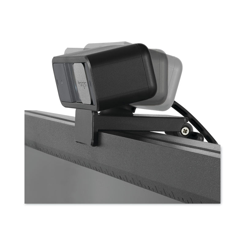 Kensington® W2050 Pro 1080p Auto Focus Pro Webcam, 1920 pixels x 1080 pixels, 2 Mpixels, Black