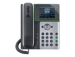 Poly Edge E320 VOIP Phone, Black/Silver (82M88AA)