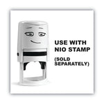 NIO® Ink Pad for NIO Stamp with Voucher, 2.75" x 2.75", Fancy Gray