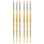 da Vinci JUNIOR BORSTE Tempera Synthetic Student Flat Brush, 6 Brushes/Pack (DVXVA3294-6)