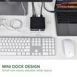 Plugable USB-C Mini Docking Station with 85W Power Delivery  (UD-CAM)