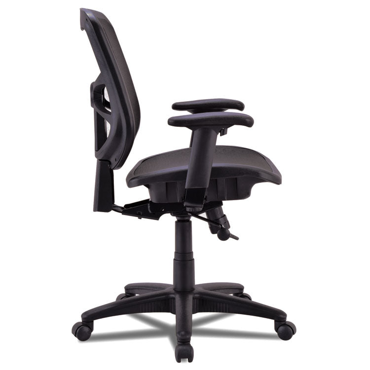 Alera Elusion Series Mesh Mid-Back Swivel/tilt Chair, Supports Up To 275 Lb, 17.9" To 21.6" Seat Height, Black