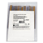 Self-Adhesive Label Holders, Top Load, 1 X 6, Clear, 50/pack