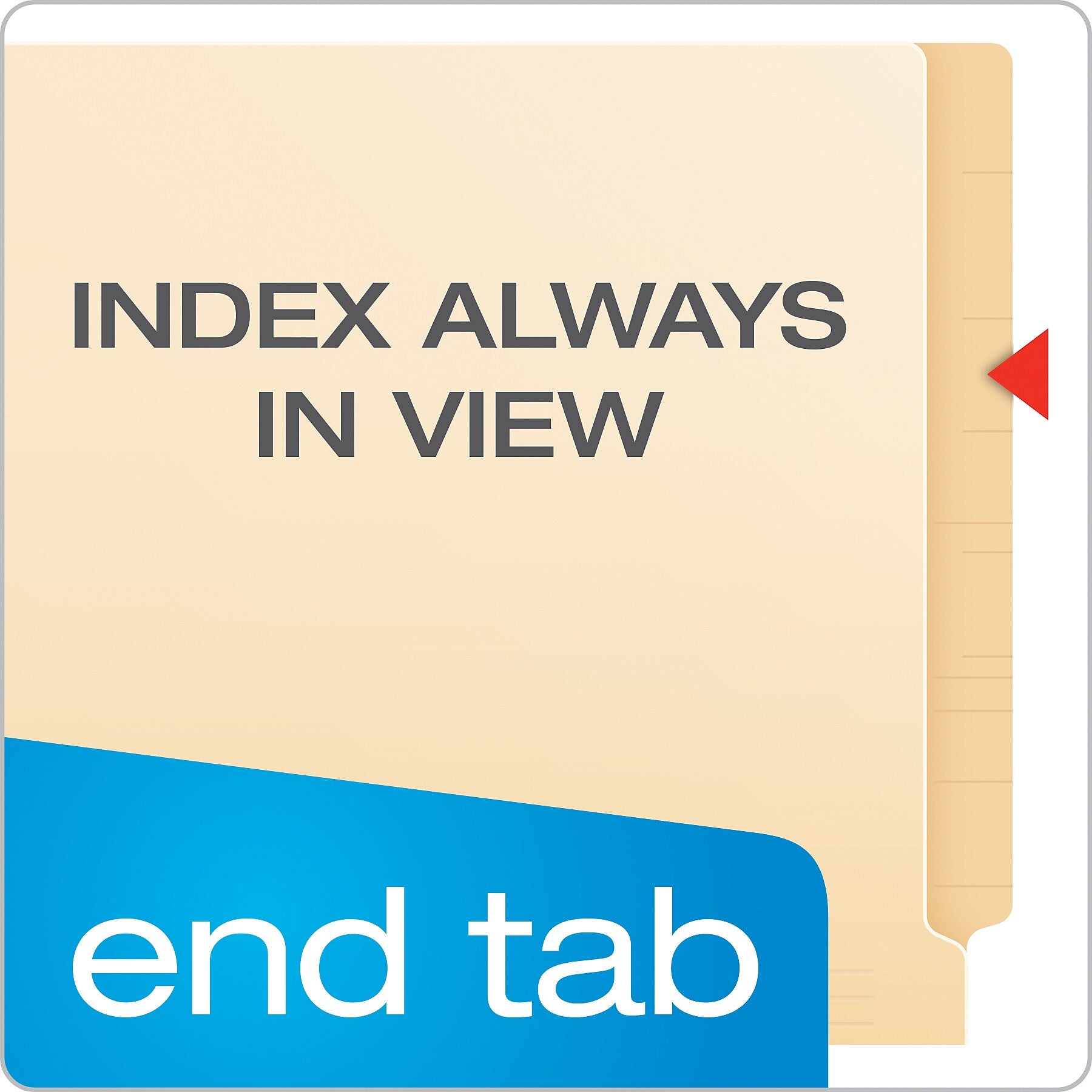 Pendaflex End Tab File Folder, Straight Cut, Legal Size, Manila, 100/Box (H210D)