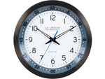 La Crosse Technology Atomic Wall Clock, Metal, 10" (404-54667)
