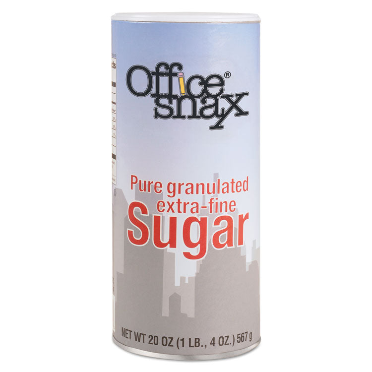 Sugar Canister, 20 oz Reclosable Canister, 3/Pack