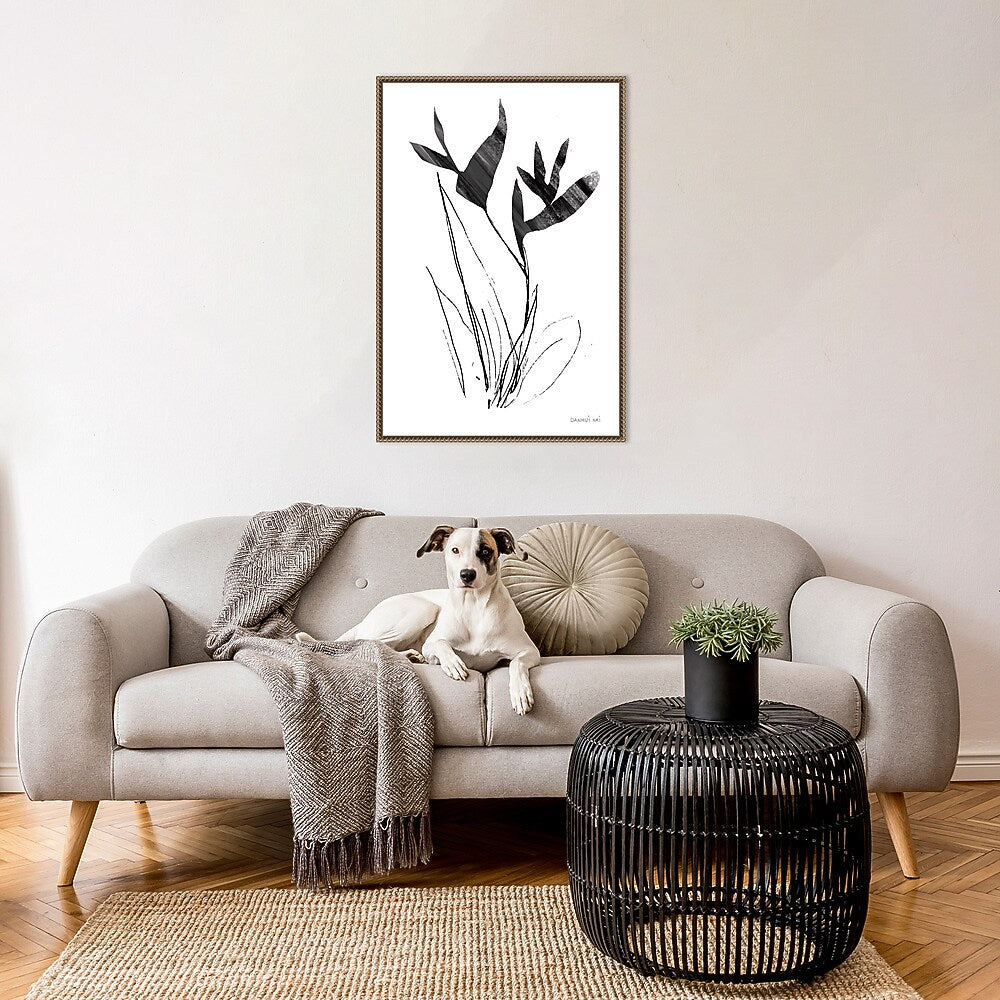 Amanti Art Paradise Botanicals I by Danhui Nai Framed Canvas Wall Art Print, 23" x 33" (A42678302435)