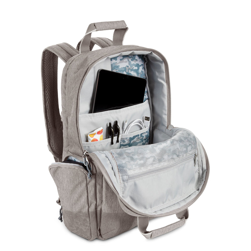 Skyway Luggage Rainier Deluxe Laptop Backpack, Zion Gray (505-17-020-BKP)