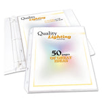High-Capacity Sheet Protectors, Heavy-Duty, Side: 3-Hole Punched, Top Load 8.5 x 11 Insert, Clear Front, 25/Box