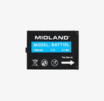 Midland BizTalk Lithium Ion Battery Pack, Black (BATT18L)