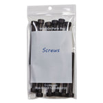 Write-On Poly Bags, 2 Mil, 3" X 5", Clear, 1,000/carton