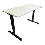Alera AdaptivErgo Sit-Stand 3-Stage Electric Height-Adjustable Table Base w/Memory Control, 48.06 x 24.35 x 25 to 50.7,Black