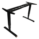 Alera AdaptivErgo Sit-Stand 3-Stage Electric Height-Adjustable Table Base w/Memory Control, 48.06 x 24.35 x 25 to 50.7,Black