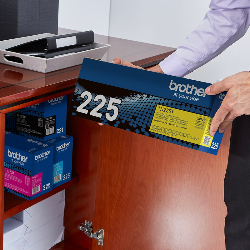 Brother TN-225 Yellow High Yield Toner Cartridge   (TN225Y)