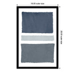 Amanti Art Painted Weaving V Gray by Piper Rhue Wood Framed Wall Art Print, 18" x 26" (A42675461062)