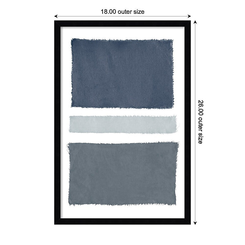 Amanti Art Painted Weaving V Gray by Piper Rhue Wood Framed Wall Art Print, 18" x 26" (A42675461062)