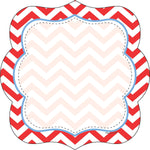 Barker Creek Beautiful Chevron Double-Sided Accents, 36/Pack (LL2202)