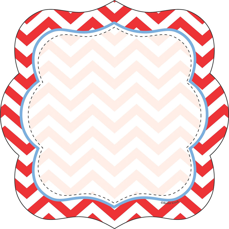 Barker Creek Beautiful Chevron Double-Sided Accents, 36/Pack (LL2202)