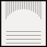Amanti Art Modern Statement Stripes 2 by The Creative Bunch Studio Wood Framed Wall Art Print, 33" x 33" (A42677160265)