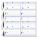Voice Mail Message Book, One-Part (No Copies), 4 x 1.14, 14 Forms/Sheet, 1,400 Forms Total