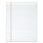 "The Legal Pad" Glue Top Pads, Wide/legal Rule, 50 White 8.5 X 11 Sheets, 12/pack