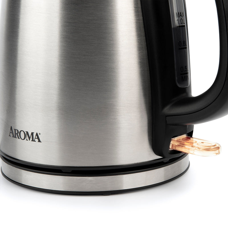 Aroma AWK-267SB Stainless Steel Electric Kettle, 4-Cups, Silver