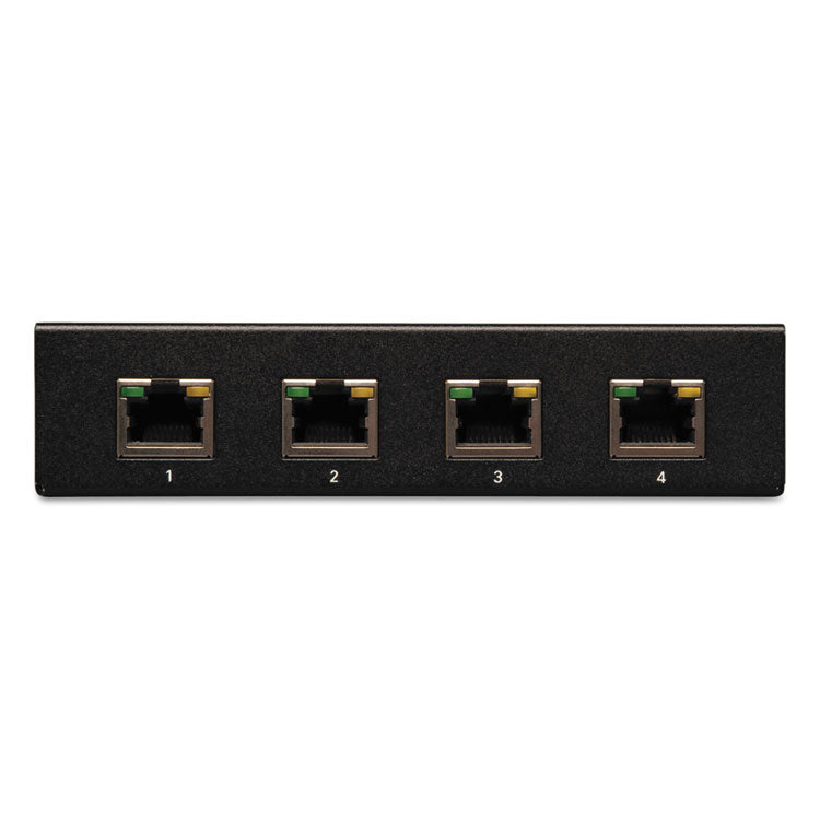 VGA with Audio Over CAT5/CAT6 Extender Splitter, Black, TAA Compliant