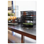 3 Drawer Hospitality Organizer, 7 Compartments, 11.5 x 8.25 x 8.25, Black