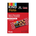 KIND Minis Gluten Free Dark Chocolate Cherry Cashew Nut Bar, 0.7 oz., 10 Bars/Box (KND27962)