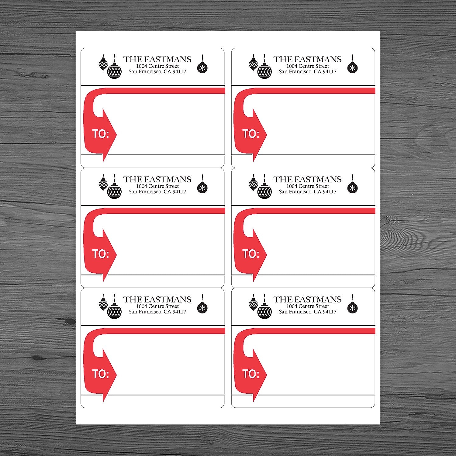 Mailing Sheet Label, 3-1/3"x4", Qty 500