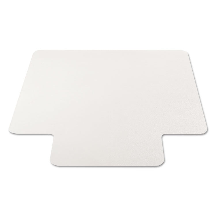 EconoMat All Day Use Chair Mat for Hard Floors, Rolled Packed, 45 x 53, Lipped, Clear