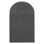 Ecoguard Diamond Floor Mat, Single Fan, 36 X 72, Charcoal