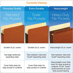 Pendaflex Reinforced File Pocket, 3 1/2" Expansion, Legal Size, Brown, 10/Box (64264)