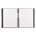 NotePro Notebook, 1-Subject, Medium/College Rule, Black Cover, (150) 11 x 8.5 Sheets