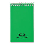Paper Blanc Xtreme White Wirebound Memo Pads, Narrow Rule, Randomly Assorted Cover Colors, 60 White 3 X 5 Sheets