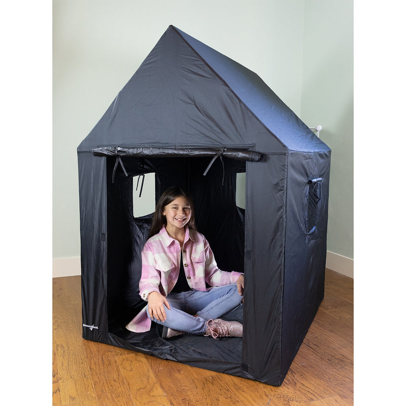 Bouncyband Indoor Framed Sensory Dark Den, 39" x 46" x 57" (BBASDMDBK)