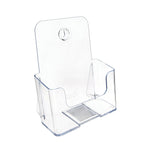 Staples Brochure Holder, 5.5" x 8.5", Clear Plastic (ST16647/16647)
