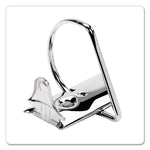 Clearvue Slant-D Ring Binder, 3 Rings, 1.5" Capacity, 11 X 17, White