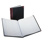 Extra-Durable Bound Book, Double-Page 12-Column Accounting, Black/maroon/gold Cover, 11.94 X 9.78 Sheets, 150 Sheets/book