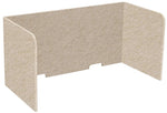 Versare SoundSorb Foldable Fabric Freestanding Privacy Panel, 24"H x 48"W, Beige (DS7826103-1)
