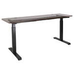 Alera AdaptivErgo Sit-Stand Two-Stage Electric Height-Adjustable Table Base, 48.06" x 24.35" x 27.5" to 47.2", Black