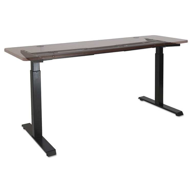 Alera AdaptivErgo Sit-Stand Two-Stage Electric Height-Adjustable Table Base, 48.06" x 24.35" x 27.5" to 47.2", Black